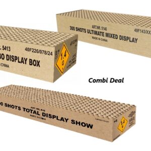 Combi deal 200, 300 en 400 Shots Total Display Show